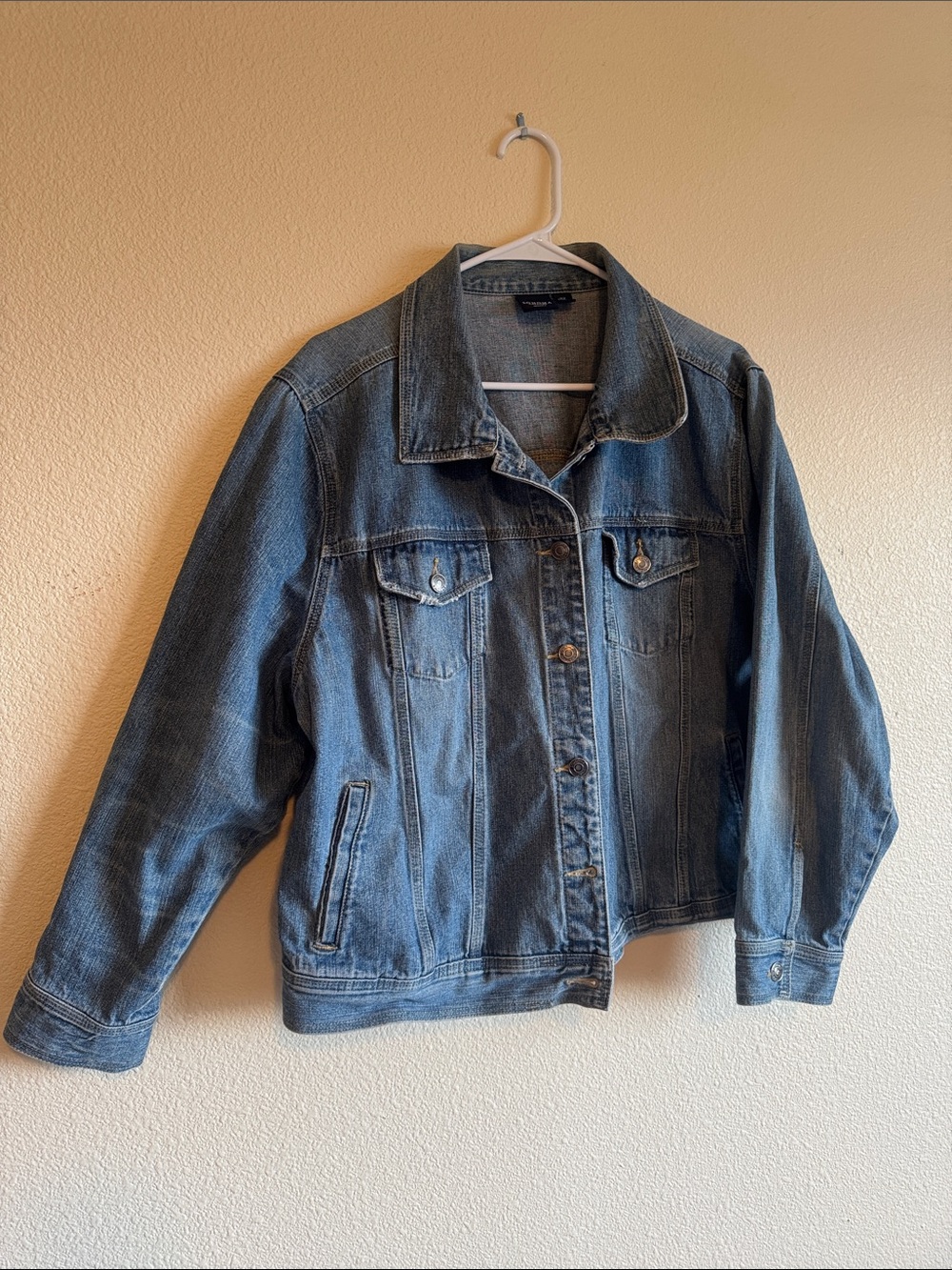 Classic Women's Denim Jacket - Blue